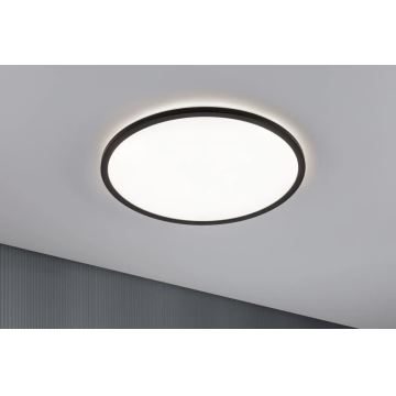 Paulmann 71013 - LED/22W Panel dæmpbart ATRIA 230V 4000K diameter 42 cm sort