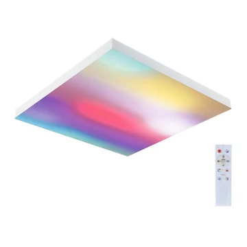 Paulmann 79905 - LED/19W RGBW Loftlampe dæmpbar VELORA 230V 3000-6500K + fjernbetjening