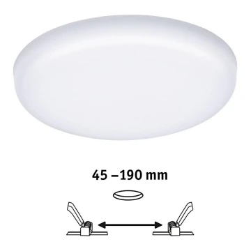Paulmann 92392 - Indbygningslampe til badeværelse VARIFIT LED/17,5W IP44 230V