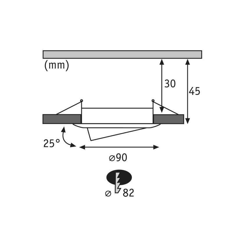 Paulmann 92817 - SÆT 3xLED/7W IP23 Indbygningslampe til badeværelse dæmpbar COIN 230V