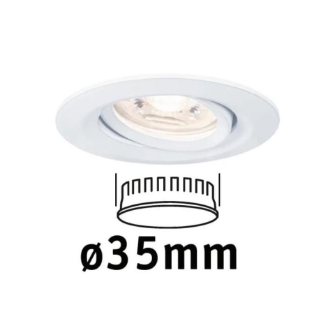 Paulmann 94292 - LED/4W IP23 Indbygningslampe til badeværelse COIN 230V