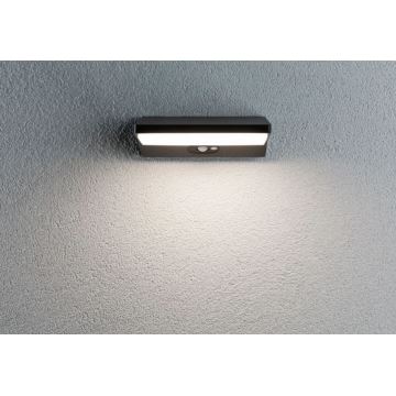 Paulmann 94333 - LED/7,4W IP44 Udendørs væglampe med sensor HOUSE 230V