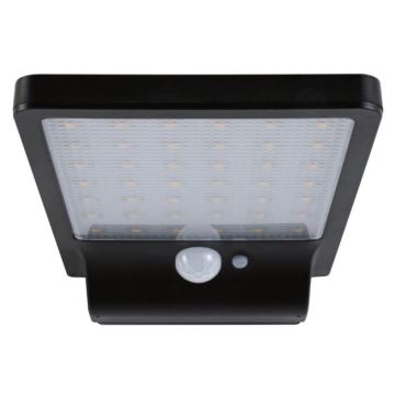 Paulmann 95393 - LED/4W IP44 Soldrevet væglampe med sensor dæmpbar SOLVEIG 3,7V