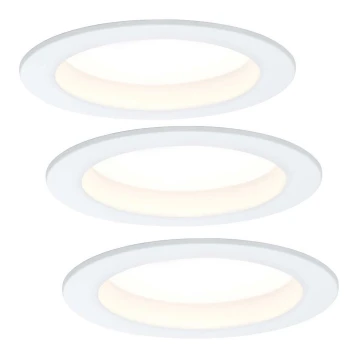 Paulmann - TIP 3937 - Indbygningslamper 3 stk. LED/4,5W 230V