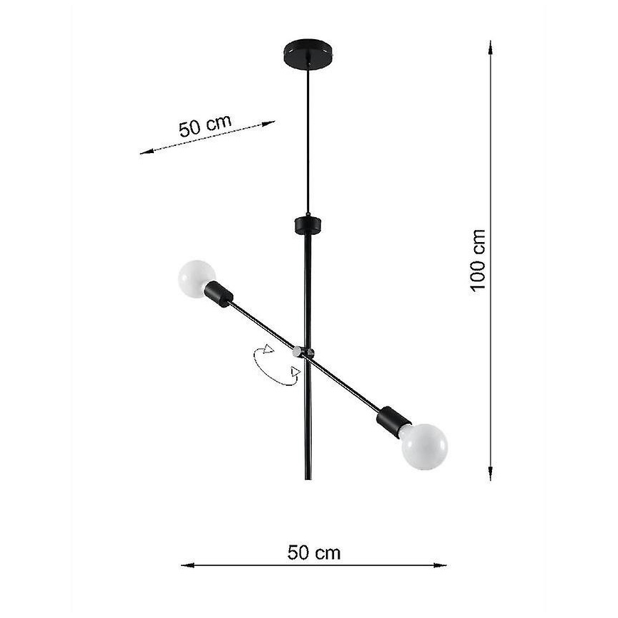 Pendel CONCEPT 2xE27/60W/230V