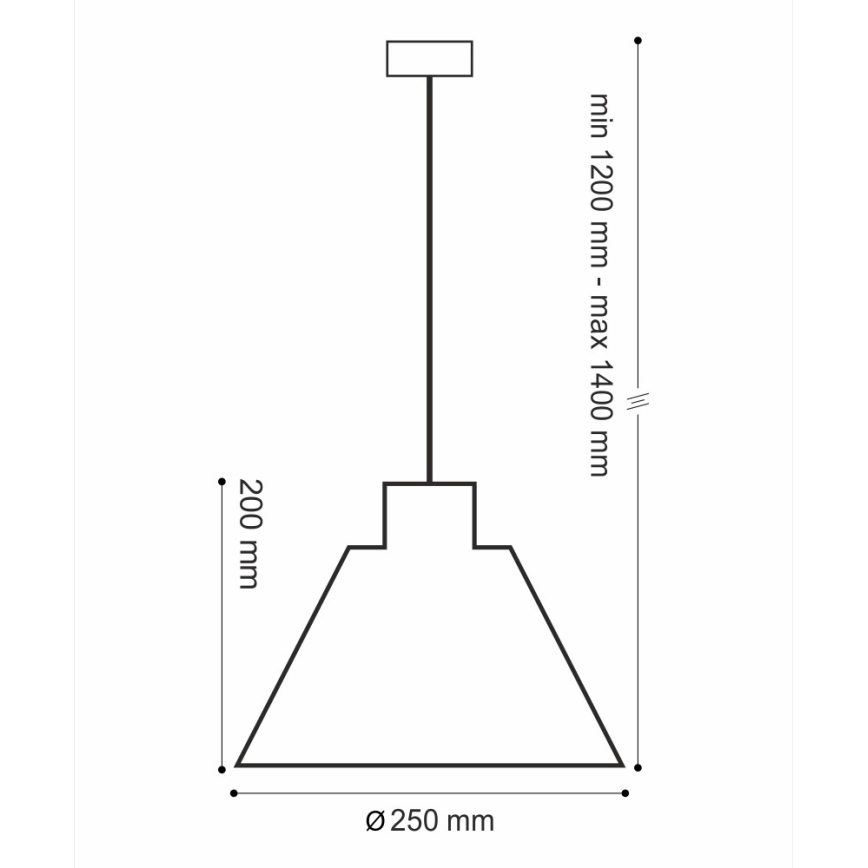 Pendel LOFT 1xE14/40W/230V