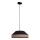 Pendel MANISO 1xE27/60W/230V diameter 45 cm sort/beige