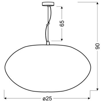 Pendel PINIA 1xE27/60W/230V