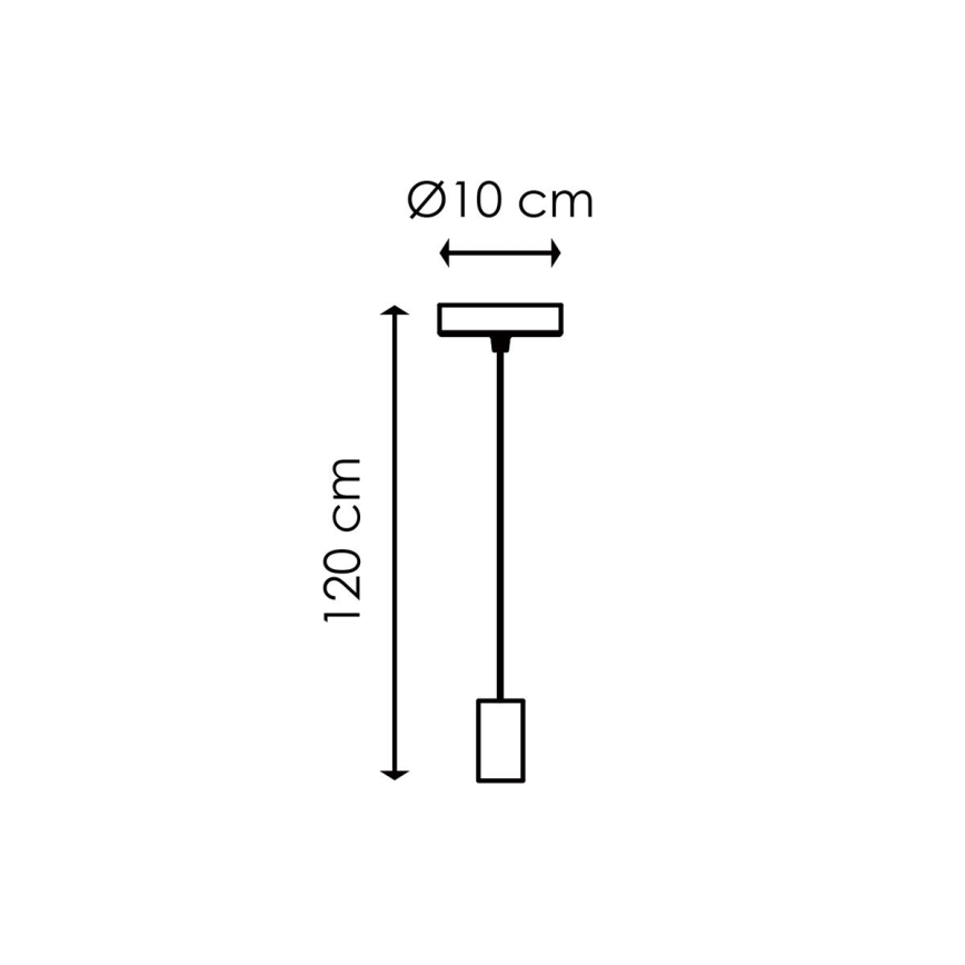 Pendel SAGA 1xE27/40W/230V marmor