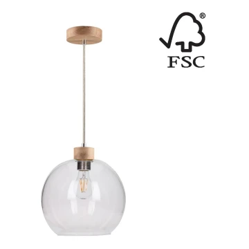 Pendel SVEA 1xE27/60W/230V - FSC-certificeret