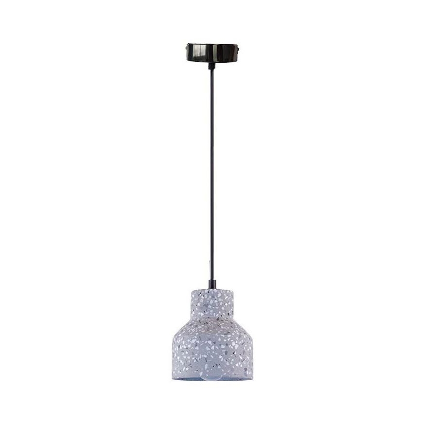 Pendel TERRAZZO 1xE27/60W/230V diameter 12 cm grå