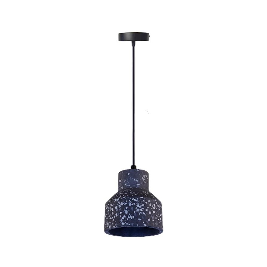 Pendel TERRAZZO 1xE27/60W/230V diameter 12 cm sort