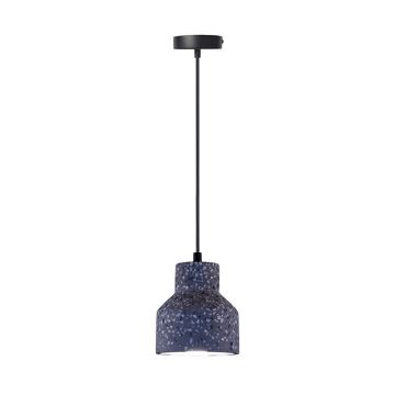 Pendel TERRAZZO 1xE27/60W/230V diameter 12 cm sort