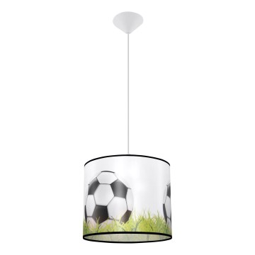 Pendellampe til børn FOOTBALL 1xE27/15W/230V diameter 30 cm