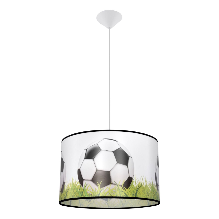 Pendellampe til børn FOOTBALL 1xE27/15W/230V diameter 40 cm fodbold