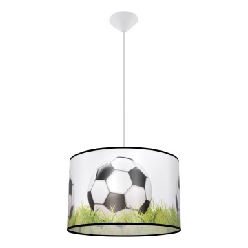 Pendellampe til børn FOOTBALL 1xE27/15W/230V diameter 40 cm