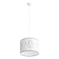 Pendellampe til børn PRINCESS 1xE27/15W/230V diameter 40 cm prinsesse