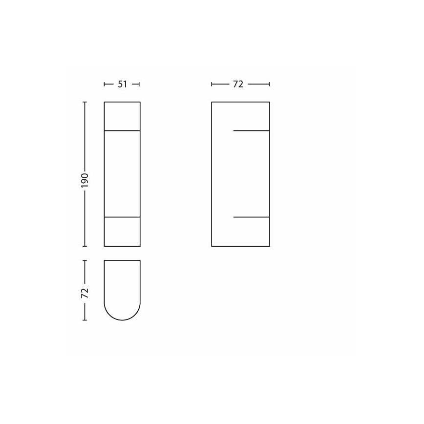 Philips - LED udendørslampe 2xLED/1W/230V IP44