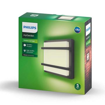Philips - Udendørs LED væglampe LED/12W IP44