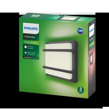 Philips - Udendørs LED væglampe LED/12W IP44