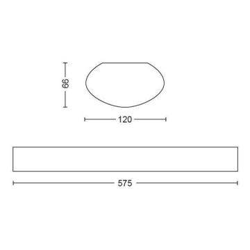 Philips 31248/31/P0 - LED arbejdslampe AQUALINE LED/24W/230V IP65