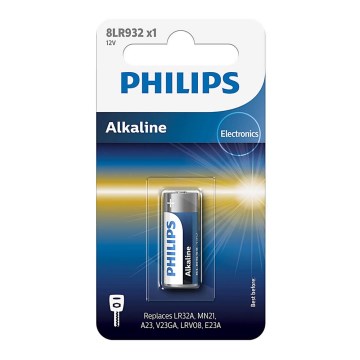 Philips 8LR932/01B - Alkalisk batteri 8LR932 MINICELLS 12V 50mAh