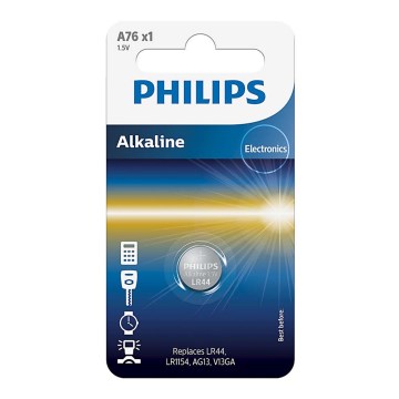 Philips A76/01B - Alkalisk knapbatteri MINICELLS 1,5V 155mAh