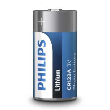 Philips CR123A/01B - Lithiumbatteri CR123A MINICELLS 3V 1600mAh