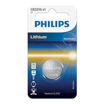 Philips CR2016/01B - Lithium knapcelle CR2016 MINICELLS 3V 90mAh