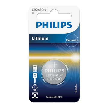 Philips CR2430/00B - Lithium knapcelle CR2430 MINICELLS 3V 300mAh