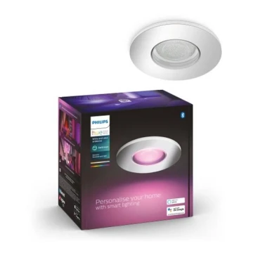 Philips - LED badeværelseslampe dæmpbar RGB-farver Hue XAMENTO 1xGU10/5,7W/230V IP44 2000-6500K