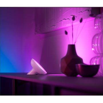 Philips - LED bordlampe dæmpbar RGB Hue BLOOM 1xLED/7,1W/230V