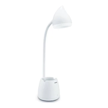 Philips - LED bordlampe m. touch-funktion dæmpbar HAT LED/4,5W/5V 3000/4000/5700K CRI 90