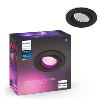 Philips - LED indbygningsspot dæmpbart RGB-farver light Hue CENTURA 1xGU10/5,7W/230V 2000-6500K