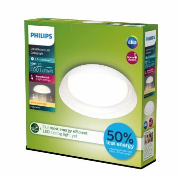 Philips - LED loftlampe dæmpbar FLETA LED/10W/230V 2700K hvid