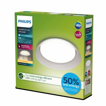 Philips - LED loftlampe dæmpbar FLETA LED/10W/230V 2700K transparent
