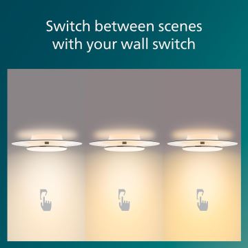 Philips- LED loftlampe dæmpbar SCENE SWITCH LED/30W/230V 2700K sort