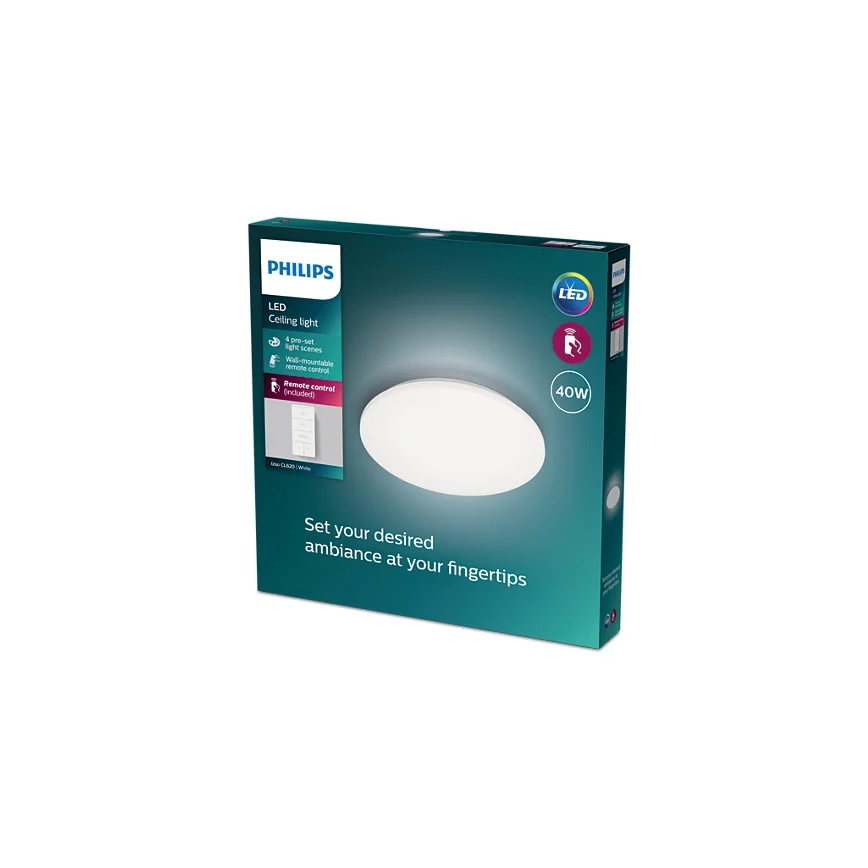 Philips - LED loftlampe dæmpbar LED/40W/230V 2700-6500K + fjernbetjening