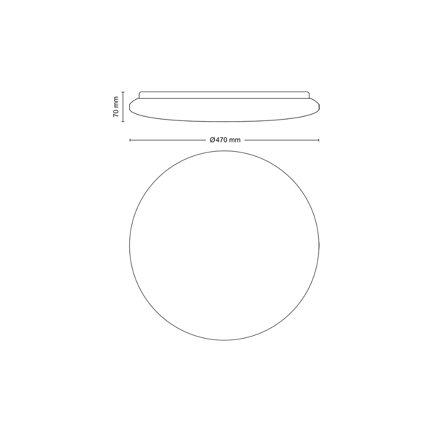 Philips - LED loftlampe dæmpbar LED/40W/230V 2700-6500K + fjernbetjening