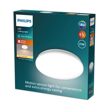 Philips - LED loftlampe med sensor ACUNA LED/21W/230V 2700K