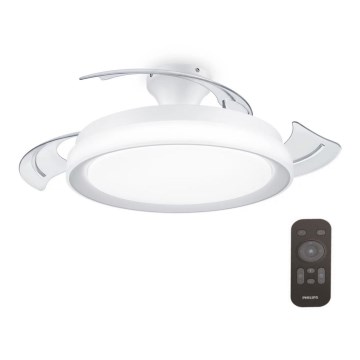 Philips - LED loftlampe med ventilator BLISS LED/35W/230V 5500/4000/2700K hvid + fjernbetjening