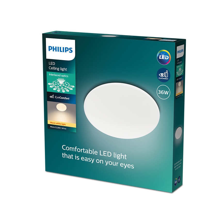Philips - LED loftlampe MOIRE LED/36W/230V 2700K
