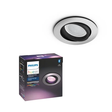 Philips - LED RGB Indbygningslampe Hue CENTURA 1xGU10/5,7W/230V