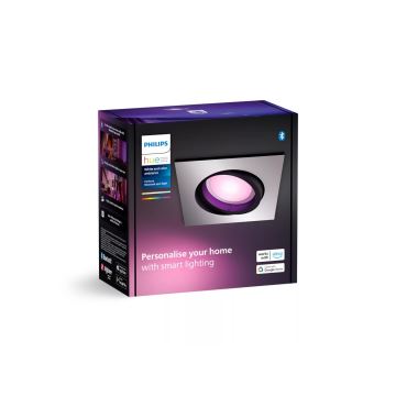 Philips - LED RGBW Indbygningslampe dæmpbar Hue CENTURA 1xGU10/4,2W/230V 2000-6500K