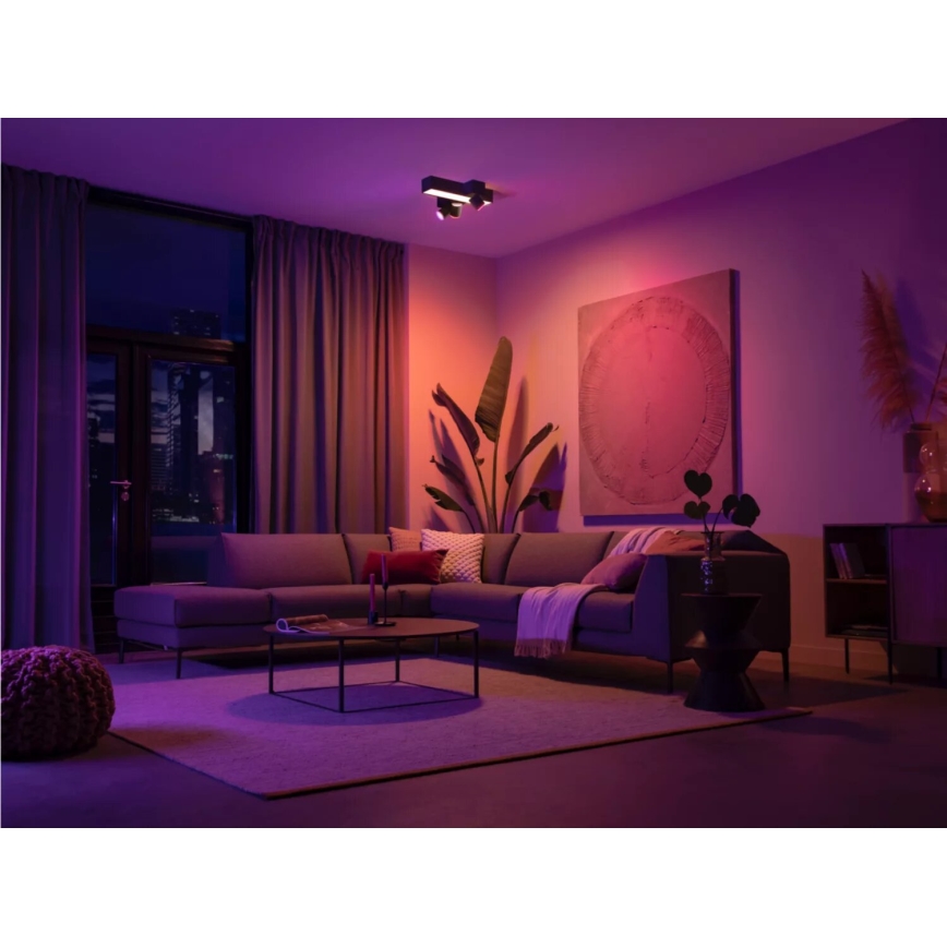 Philips - LED RGBW Spotlampe dæmpbar Hue CENTRIS 3xGU10/4,2W/230V + LED/11W 2000-6500K