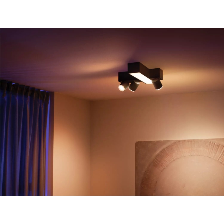 Philips - LED RGBW Spotlampe dæmpbar Hue CENTRIS 3xGU10/4,2W/230V + LED/11W 2000-6500K