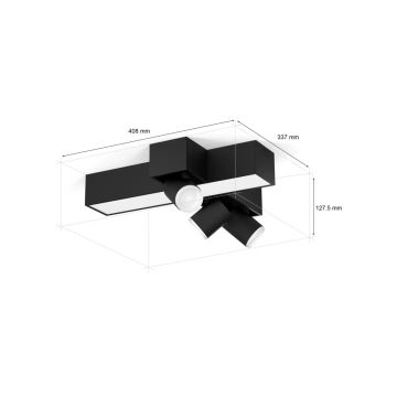 Philips - LED RGBW Spotlampe dæmpbar Hue CENTRIS 3xGU10/4,2W/230V + LED/11W 2000-6500K