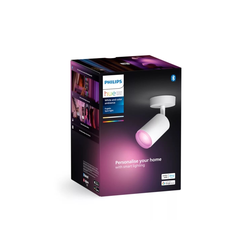 Philips - LED RGBW Spotlampe dæmpbar Hue FUGATO 1xGU10/4,2W/230V 2000-6500K hvid