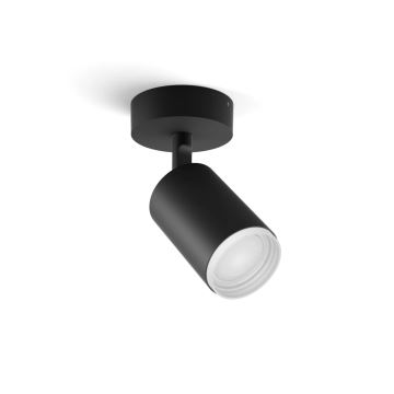 Philips - LED RGBW Spotlampe dæmpbar Hue FUGATO 1xGU10/4,2W/230V 2000-6500K sort