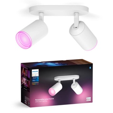 Philips - LED RGBW Spotlampe dæmpbar Hue FUGATO 2xGU10/4,2W/230V 2000-6500K hvid